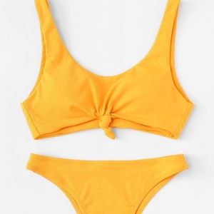 Knot Front Bikini Set